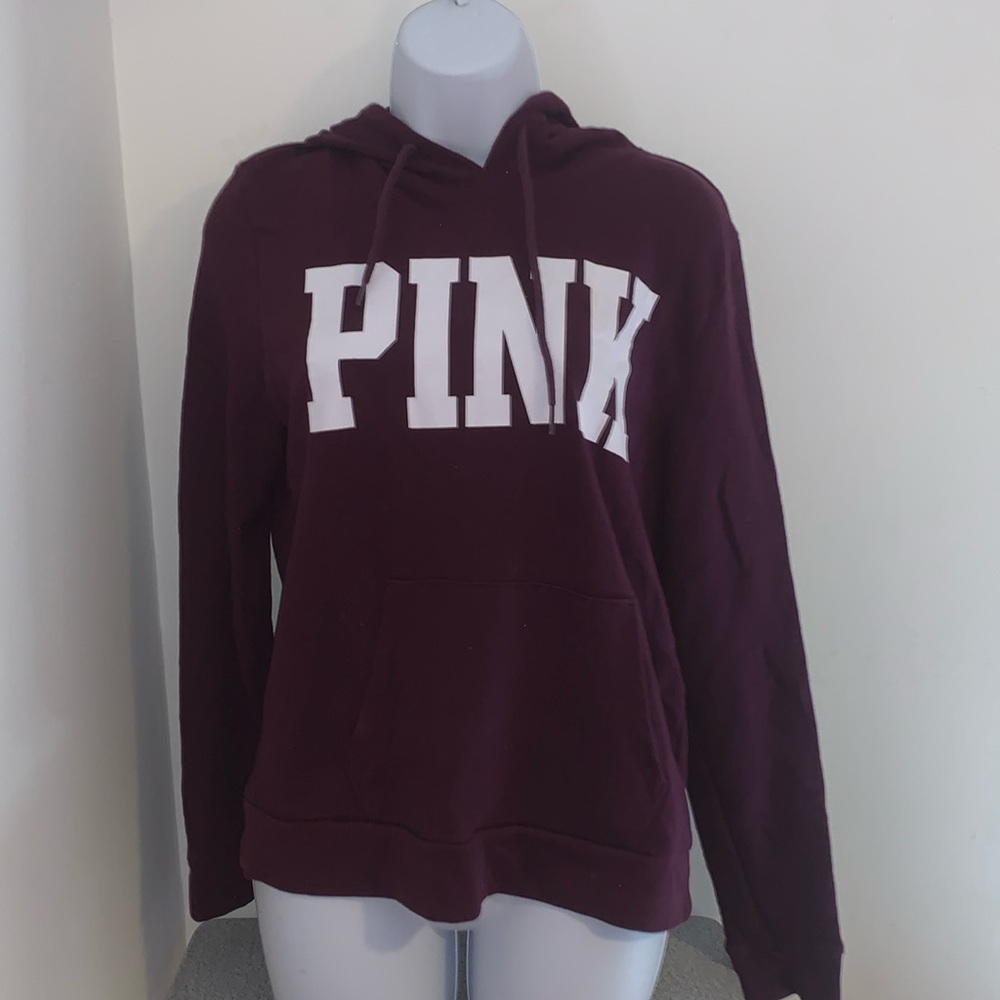 Dark Red PINK Hoodie